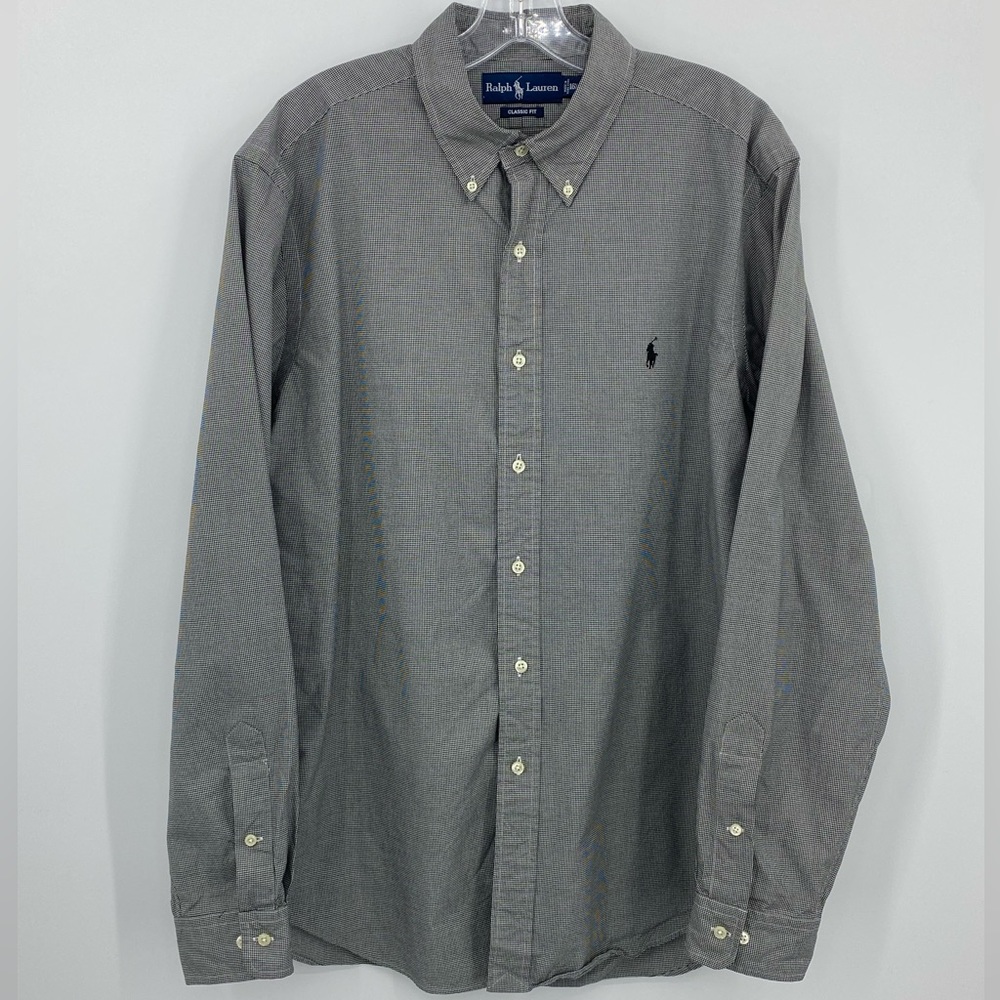 Mens Vintage Ralph Lauren Classic Fit Button Down